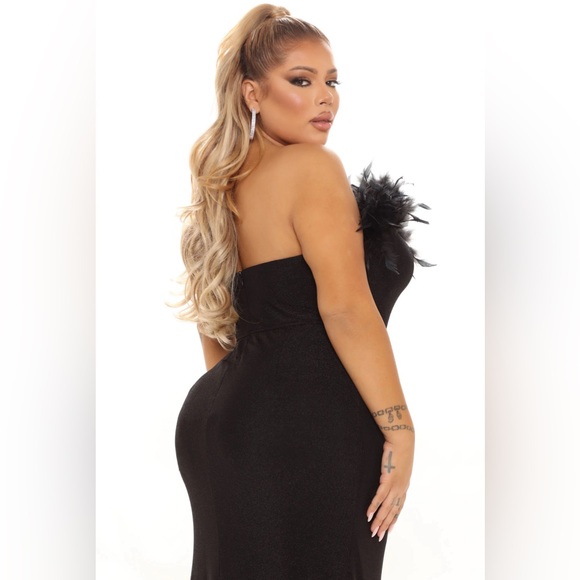 Fashion Nova Glammed Out Maxi Dress Size 1X - Picture 4 of 7